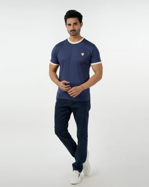 Eminent Men's Half Sleeves T-Shirt - Navy Blue, Men's T-Shirts & Polos, Eminent, Chase Value