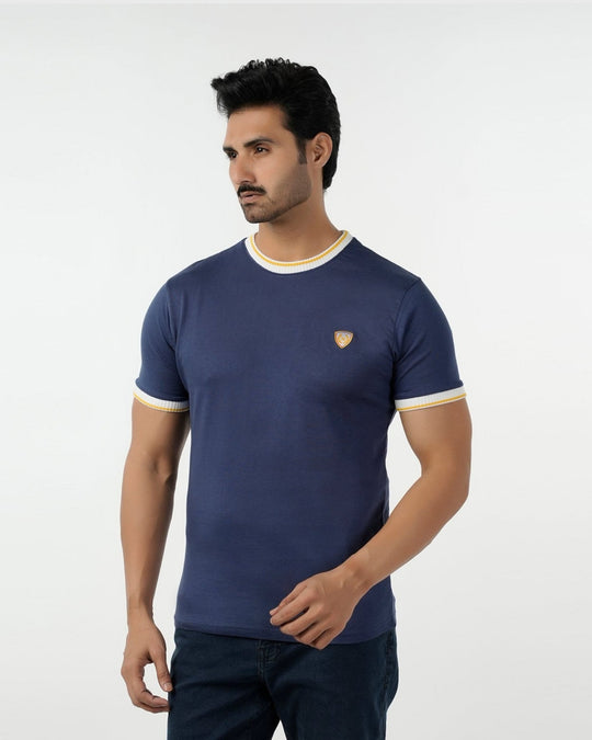 Eminent Men's Half Sleeves T-Shirt - Navy Blue, Men's T-Shirts & Polos, Eminent, Chase Value