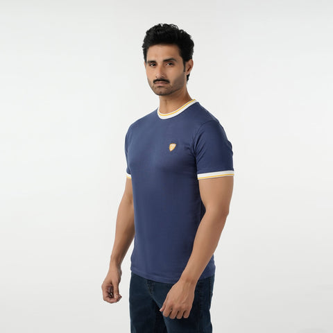Eminent Men's Half Sleeves T-Shirt - Navy Blue, Men's T-Shirts & Polos, Eminent, Chase Value