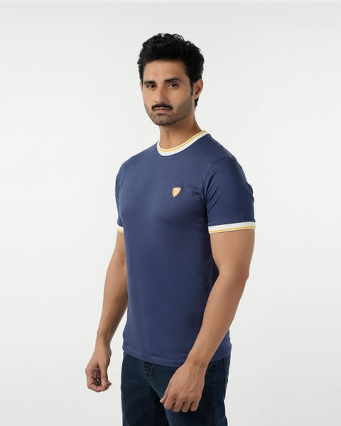 Eminent Men's Half Sleeves T-Shirt - Navy Blue, Men's T-Shirts & Polos, Eminent, Chase Value