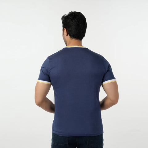 Eminent Men's Half Sleeves T-Shirt - Navy Blue, Men's T-Shirts & Polos, Eminent, Chase Value