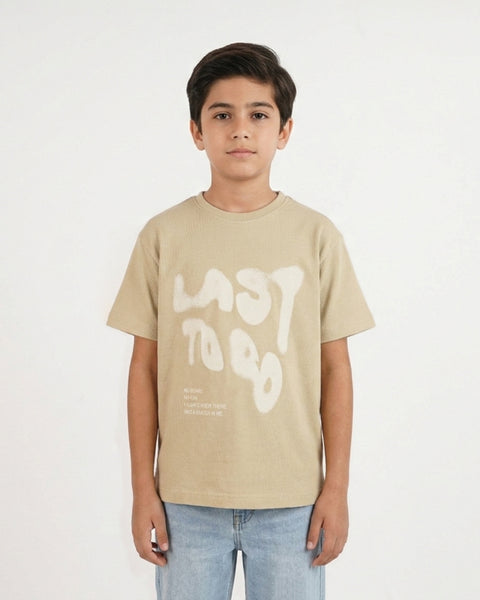 Boys Round Neck Half Sleeves T-Shirt