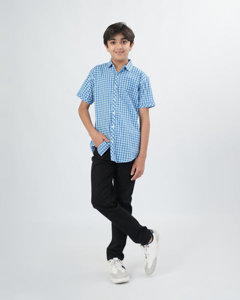 Boys' Check Yarn Dyed Shirt