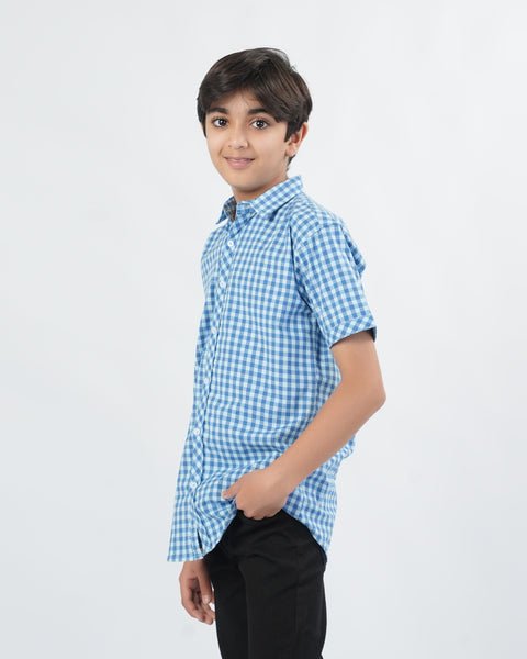 Boys' Check Yarn Dyed Shirt