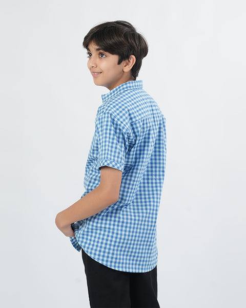 Boys' Check Yarn Dyed Shirt