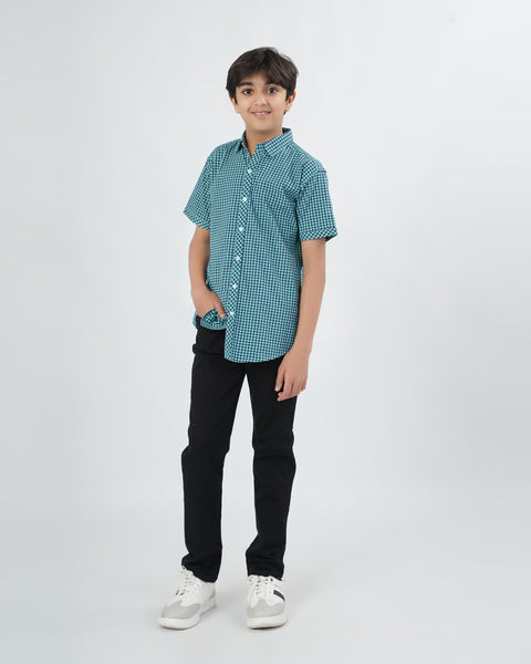 Boys' Check Yarn Dyed Shirt