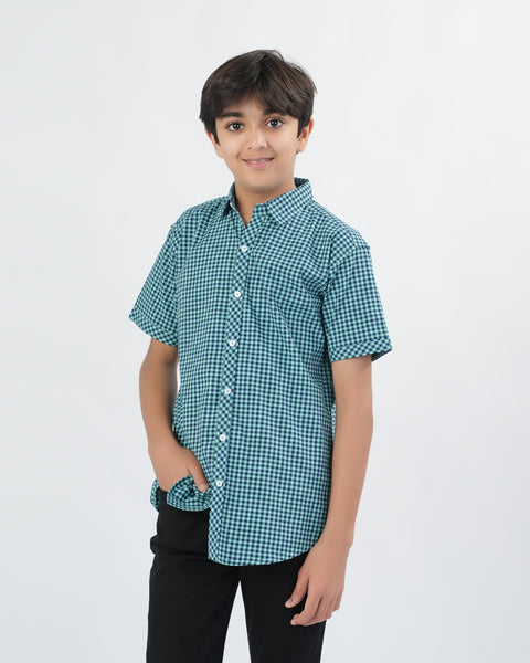 Boys' Check Yarn Dyed Shirt