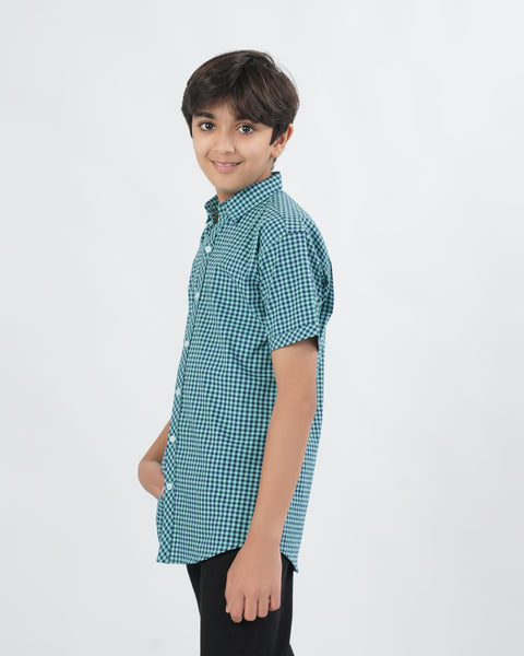 Boys' Check Yarn Dyed Shirt