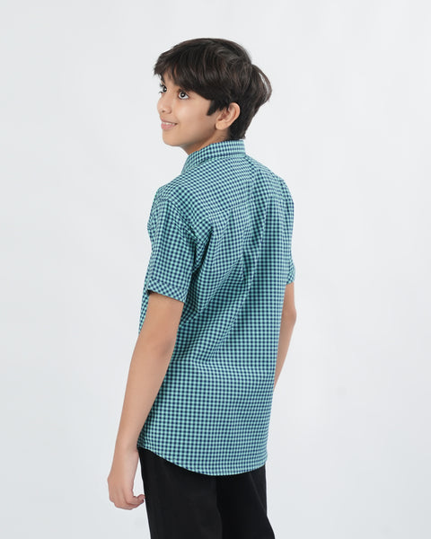 Boys' Check Yarn Dyed Shirt