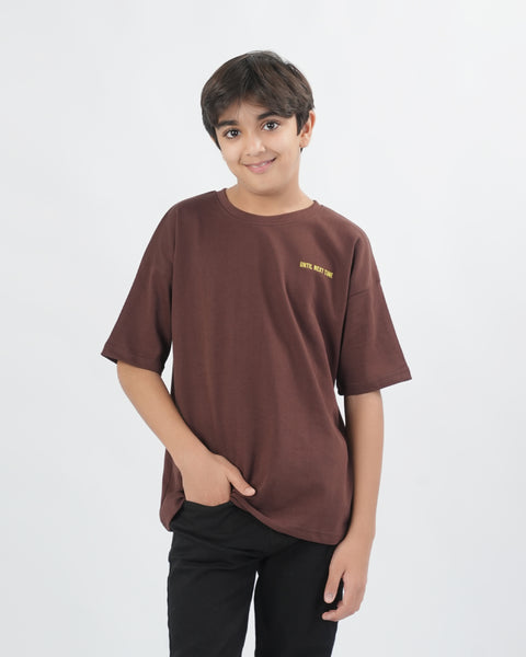 Boys Round Neck Half Sleeves T-Shirt