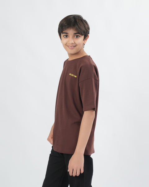 Boys Round Neck Half Sleeves T-Shirt