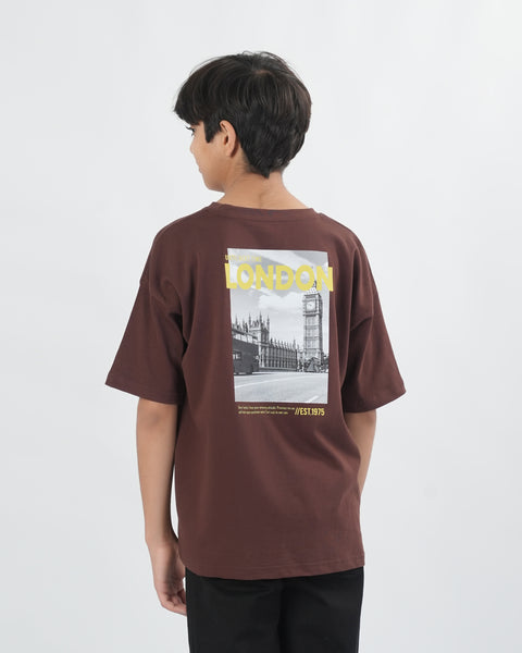 Boys Round Neck Half Sleeves T-Shirt