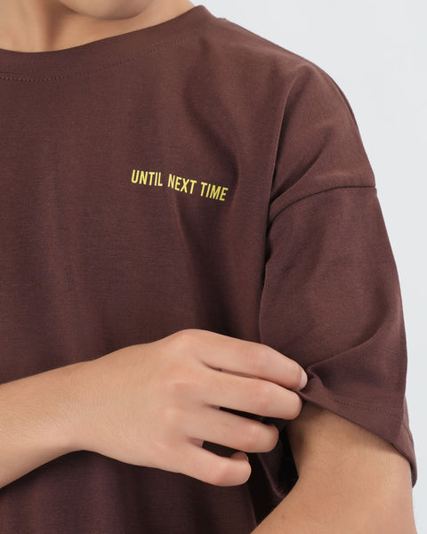 Boys Round Neck Half Sleeves T-Shirt