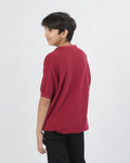 Boys' Plain Acrylic Polo Sweater