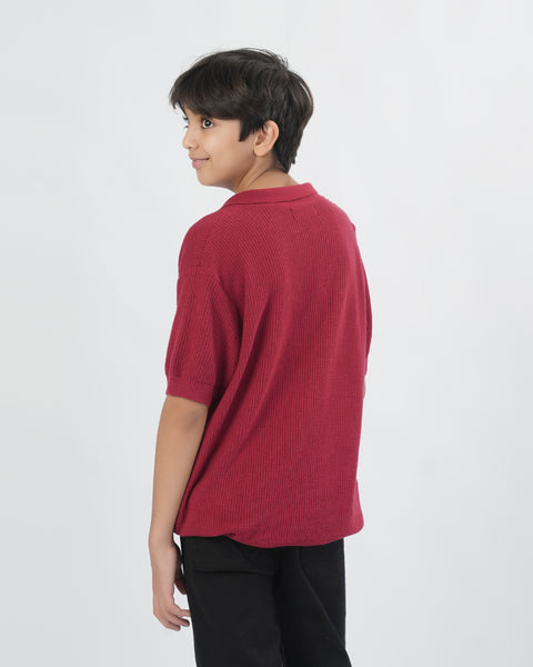 Boys Half Sleeves  Sweater
