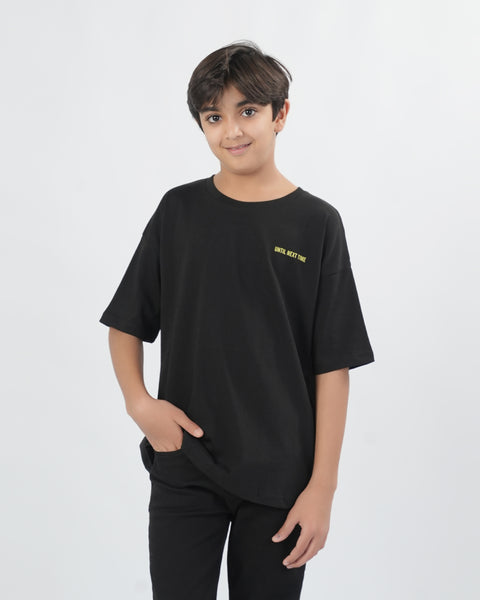 Boys Round Neck Half Sleeves T-Shirt