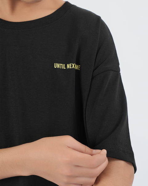 Boys Round Neck Half Sleeves T-Shirt