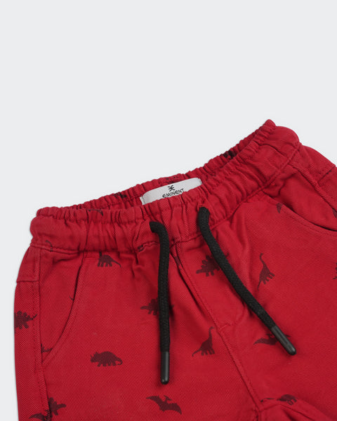 Newborn Boys Regular Twill Shorts