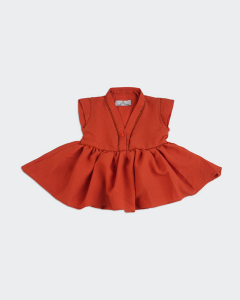 Newborn Girls Half Sleeves Suit