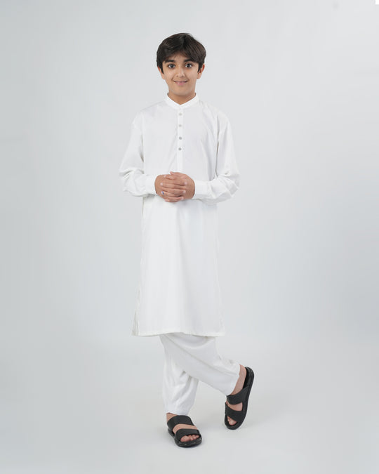 Boys Plain Kurta Shalwar Suit