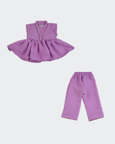 Newborn Girls Half Sleeves Suit