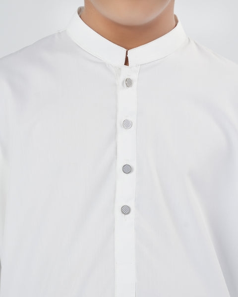 Boys' Plain Poly Viscose Shalwar Kameez