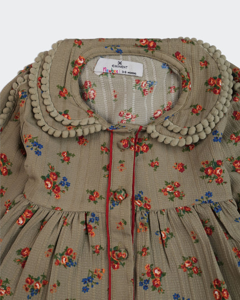 Nwborn Girls Full Sleeves Frock