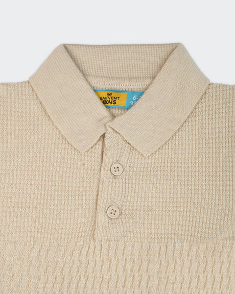 Eminent Boys Half Sleeves Polo Sweater