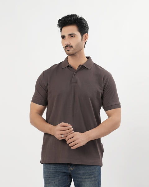 Solid Pique Polo T-Shirt