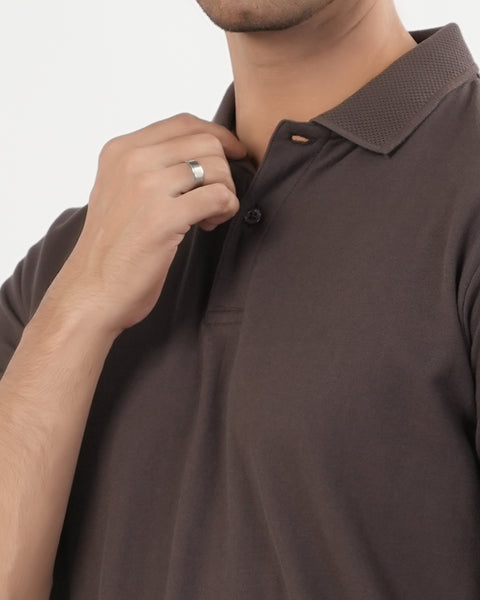 Solid Pique Polo T-Shirt