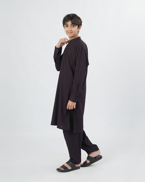 Boy's Plain Shalwar Kameez