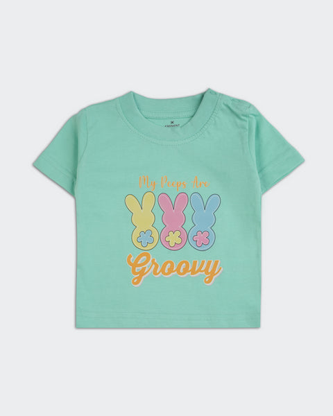 Newborn Girls Double Jersey T-Shirt