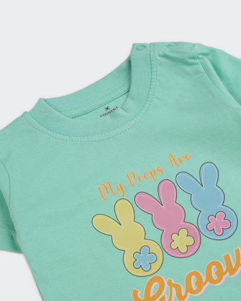 Newborn Girls Double Jersey T-Shirt