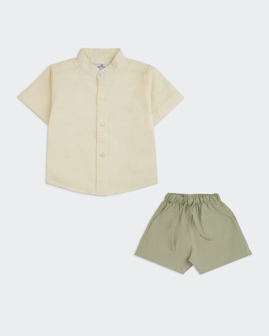 Newborn Boys Half Sleeves Co-Ord Set