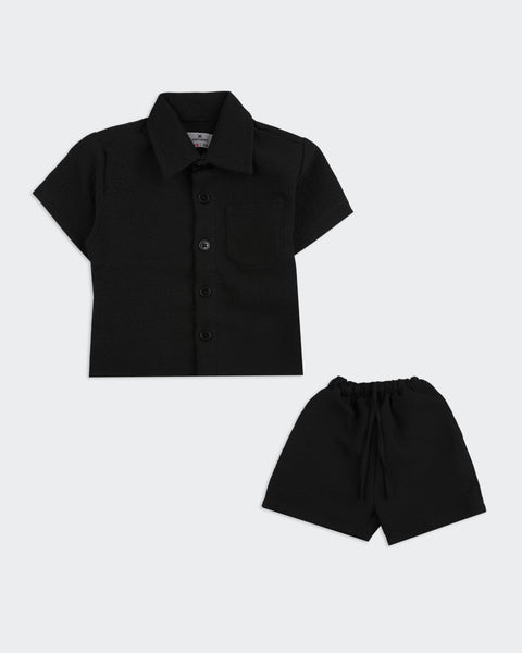Newborn Boys Linen Co-Ord Set