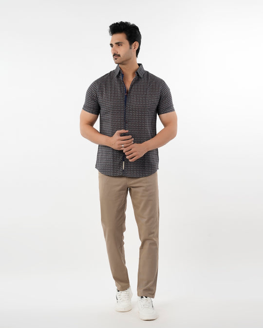 Eminent Men's Casual Printed Shirt