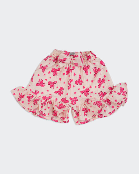 Newborn Girls Printed Seersucker Co-Ord Set