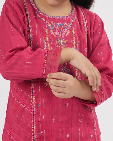 Girls' Signature Embroidered 2Pc Suit