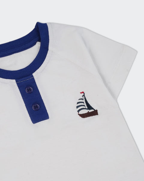 Newborn Boys Single Jersey Co-Ord Set