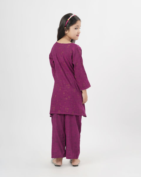 Girls' Essentials Printed 2Pc Suit