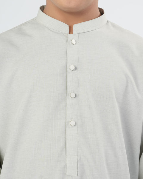 Boys' Plain Poly Viscose Shalwar Kameez