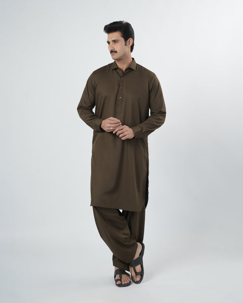 Eminent Men's Plain Shalwar Suit
