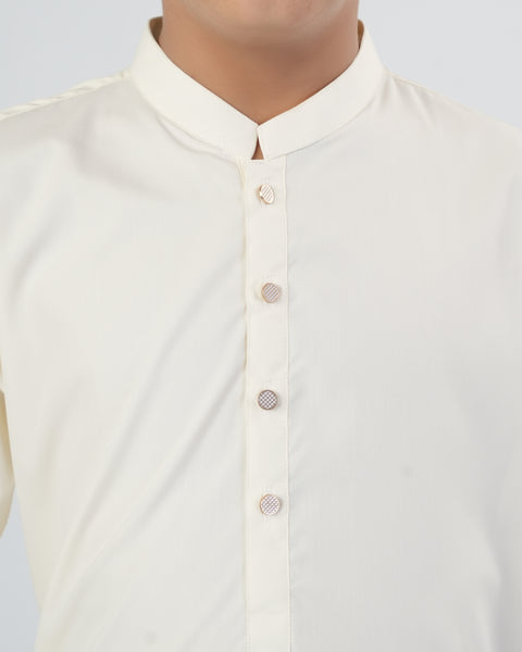 Boys' Plain Poly Viscose Shalwar Kameez