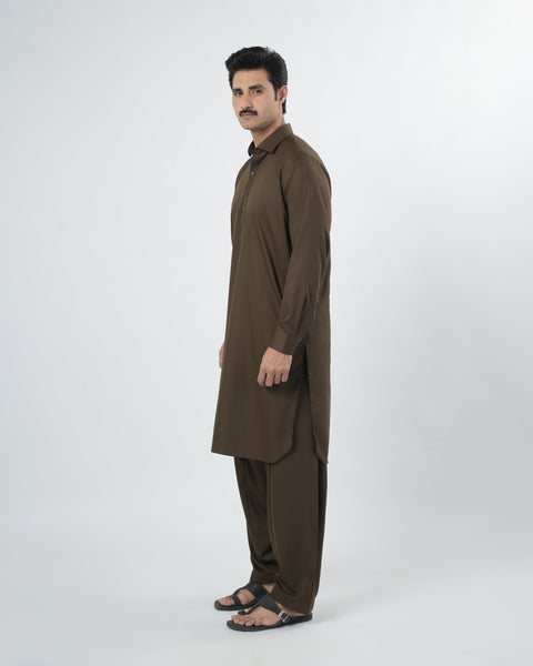 Eminent Men's Plain Shalwar Suit