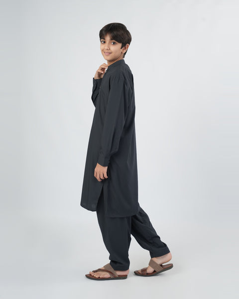 Boy's Plain Shalwar Kameez