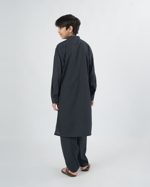 Boy's Plain Shalwar Kameez
