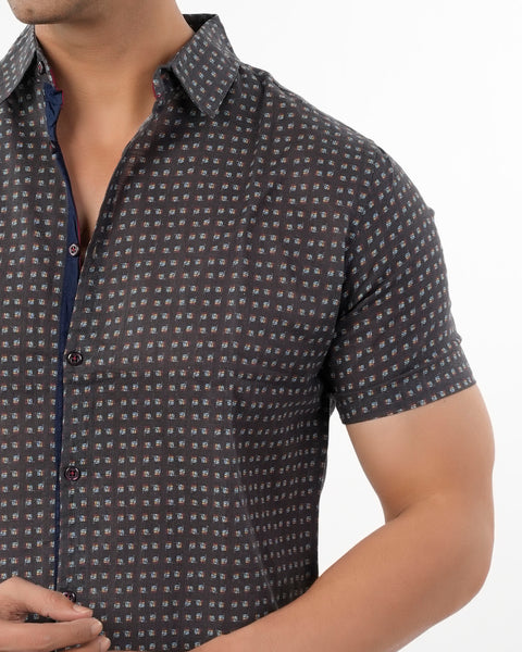 Eminent Men's Casual Printed Shirt