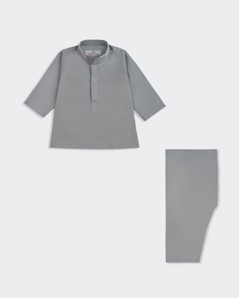 Newborn Boy Chikankari Kurta Shalwar