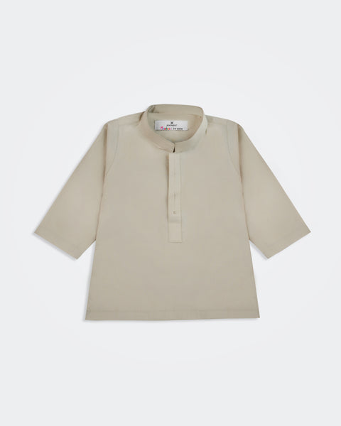 Newborn Boy Plain Cotton Kurta Shalwar