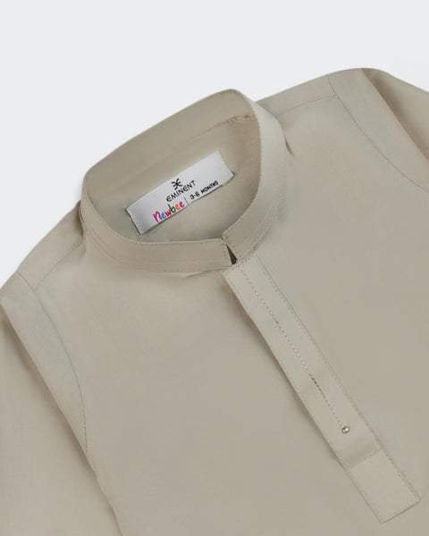 Newborn Boy Plain Cotton Kurta Shalwar